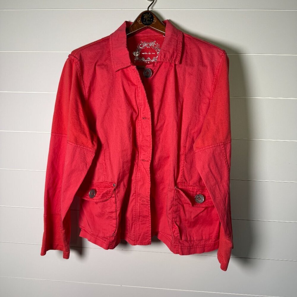 Natalie & Me Women's Red Lightweight Jacket- XL
